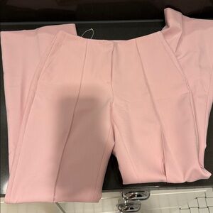 Zara Pink Flare Pants, XS